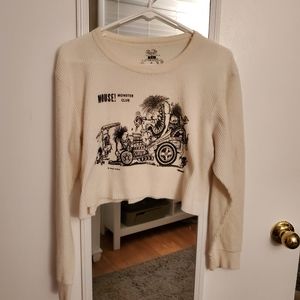 Rat Fink Cream Crop Top